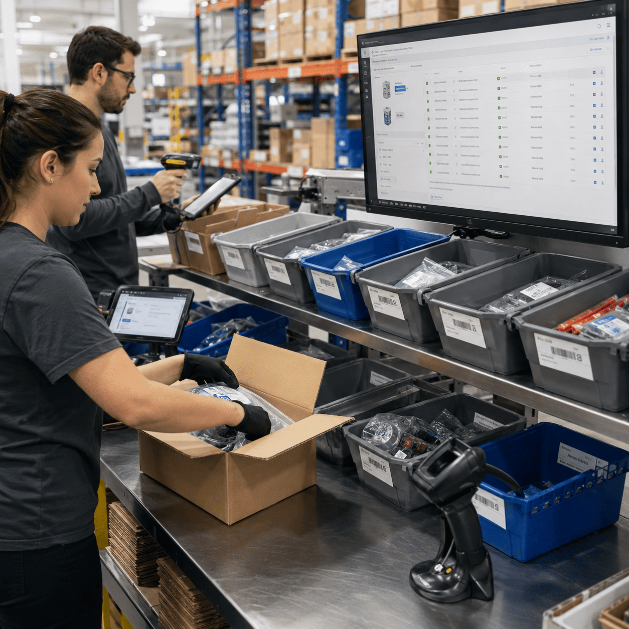 Kitting on the Fly: Kits Assembled at Order Time